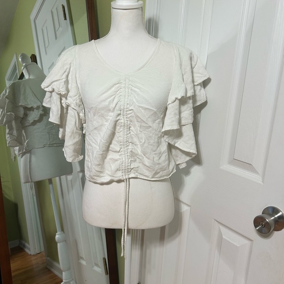 Lucca Ruffle Sleeve Top - Picture 2 of 6